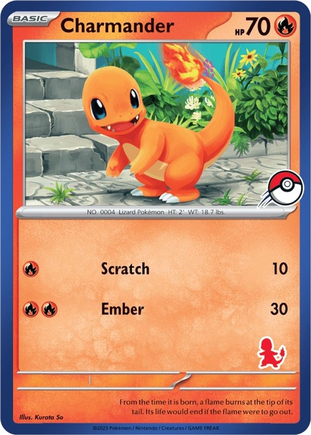 Charmander (Blue Border) — My First Battle