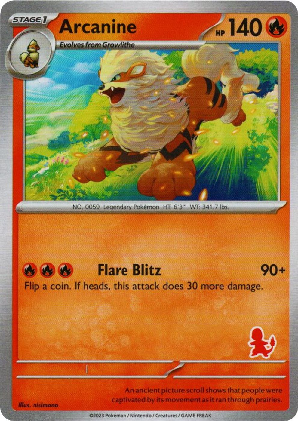 Arcanine — My First Battle