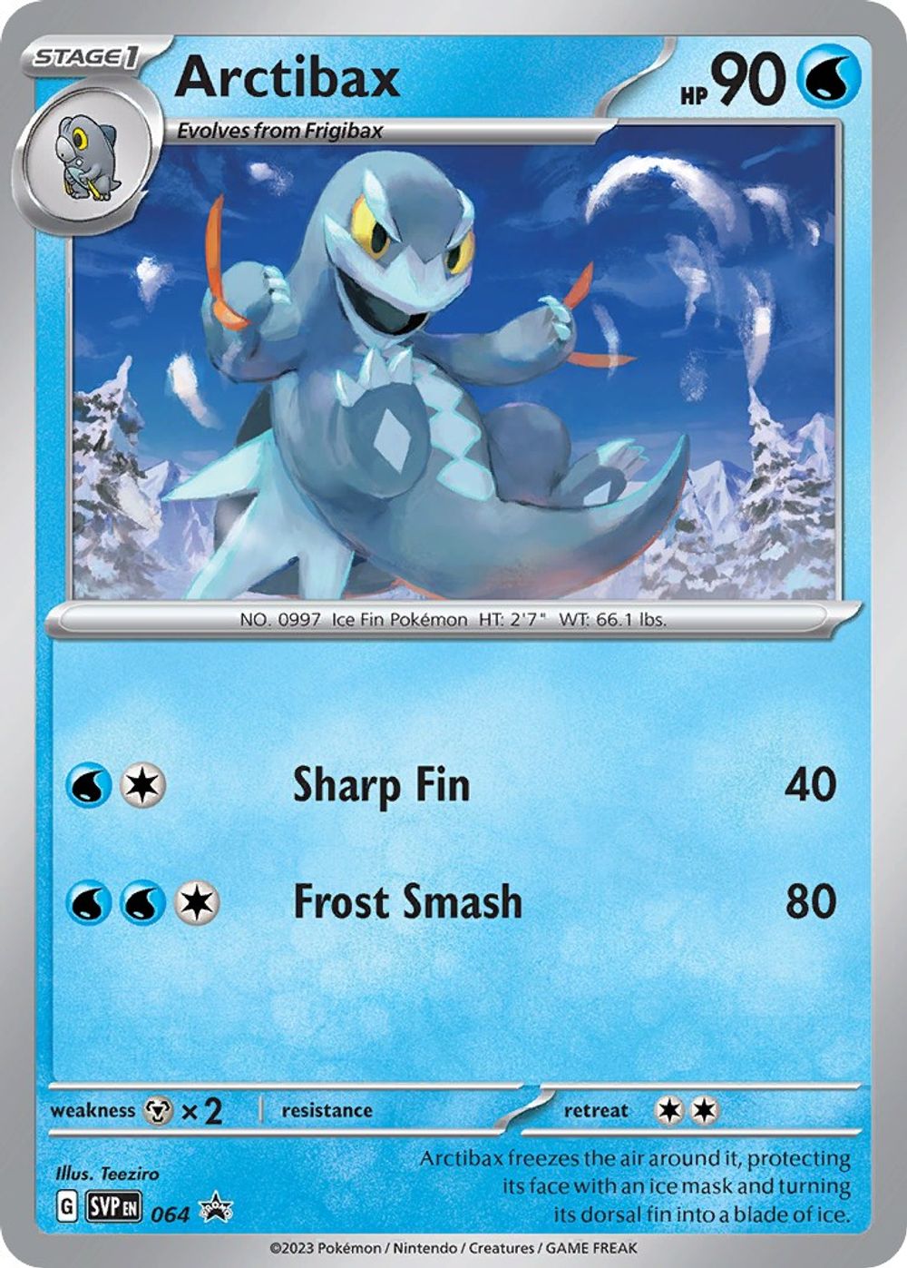 Arctibax - 064 — SV: Scarlet & Violet Promo Cards