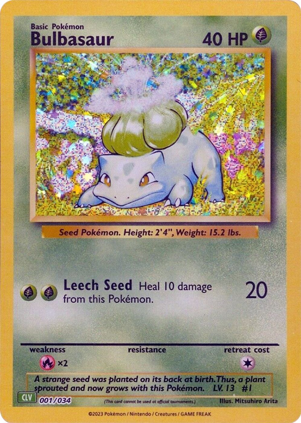 Bulbasaur — Trading Card Game Classic