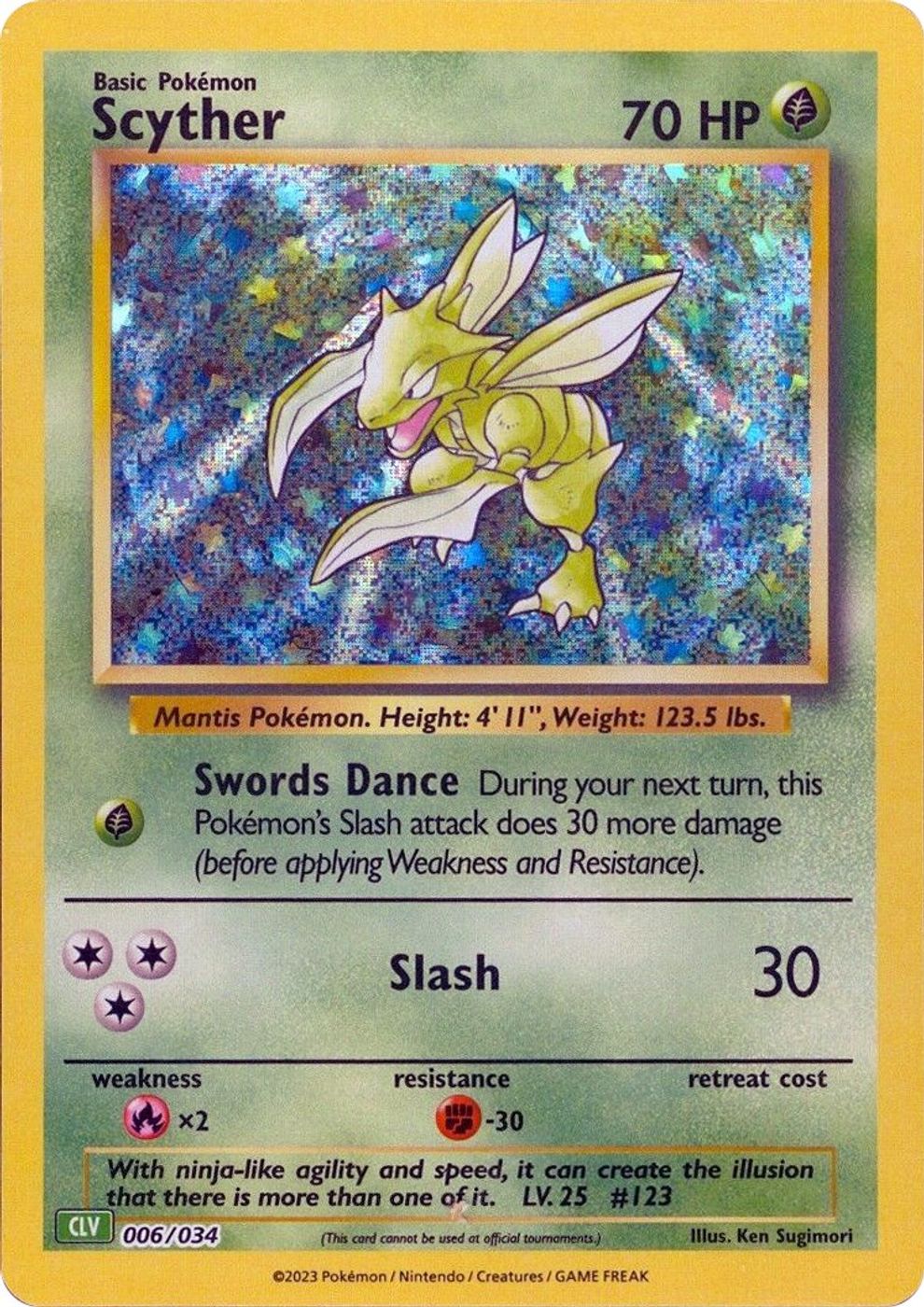 Scyther — Trading Card Game Classic