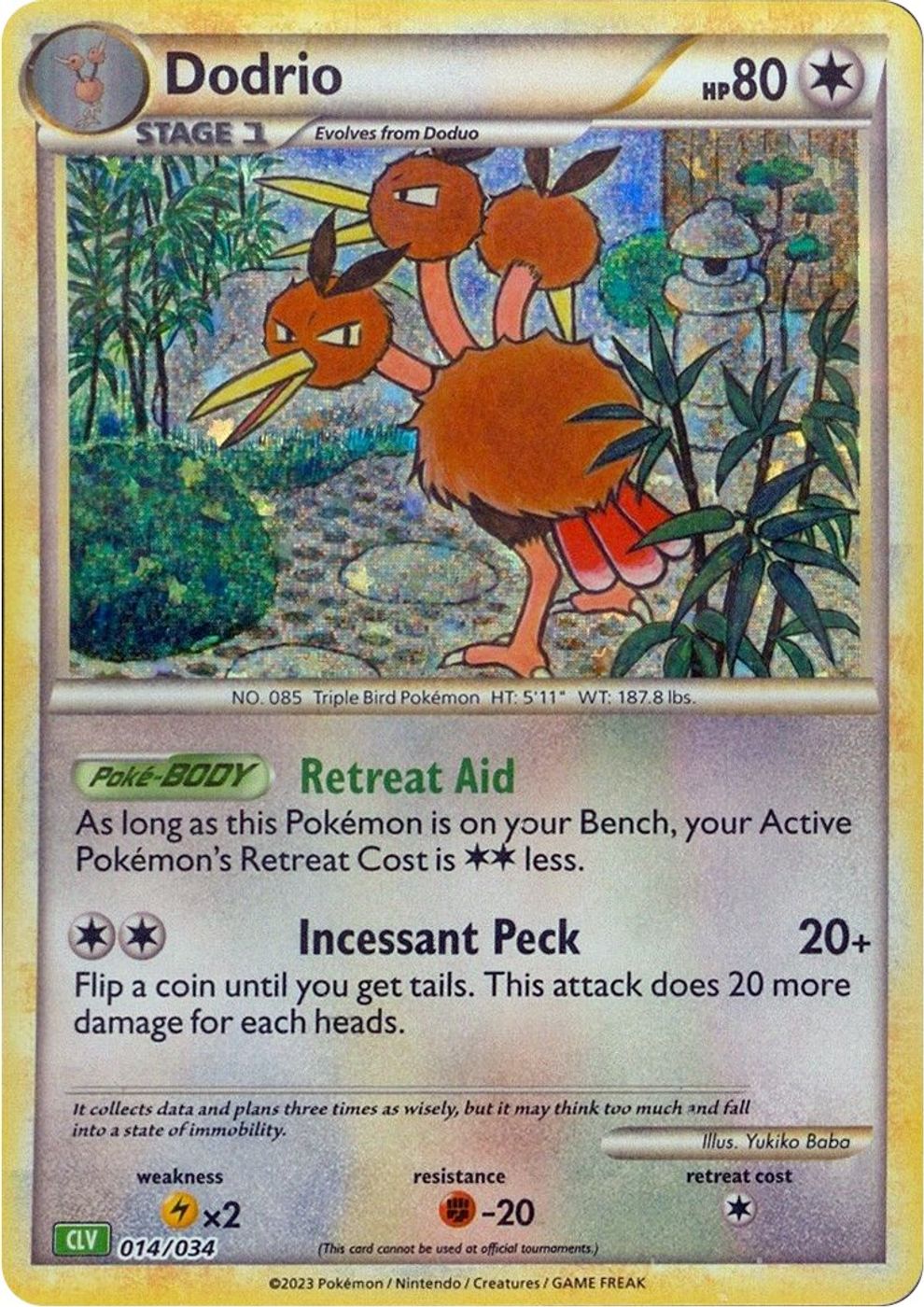 Dodrio — Trading Card Game Classic