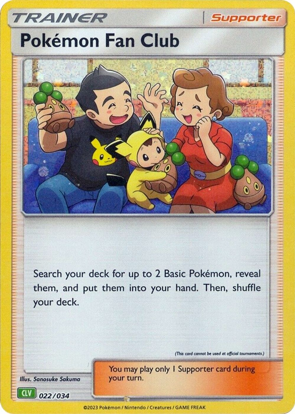 Pokemon Fan Club (CLV) — Trading Card Game Classic
