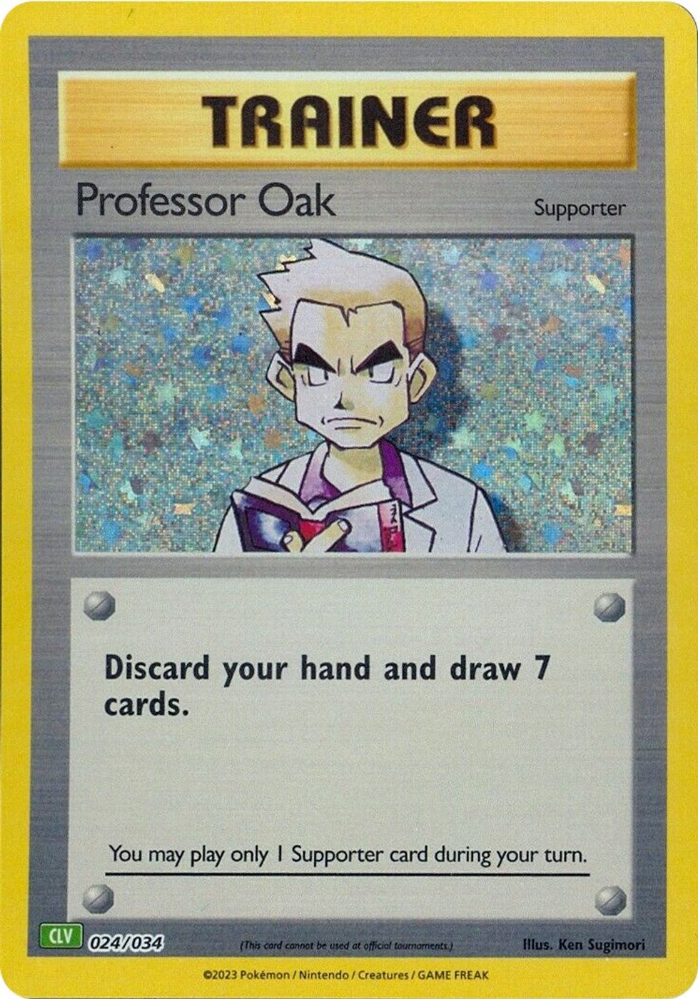 Professor Oak (CLV) — Trading Card Game Classic