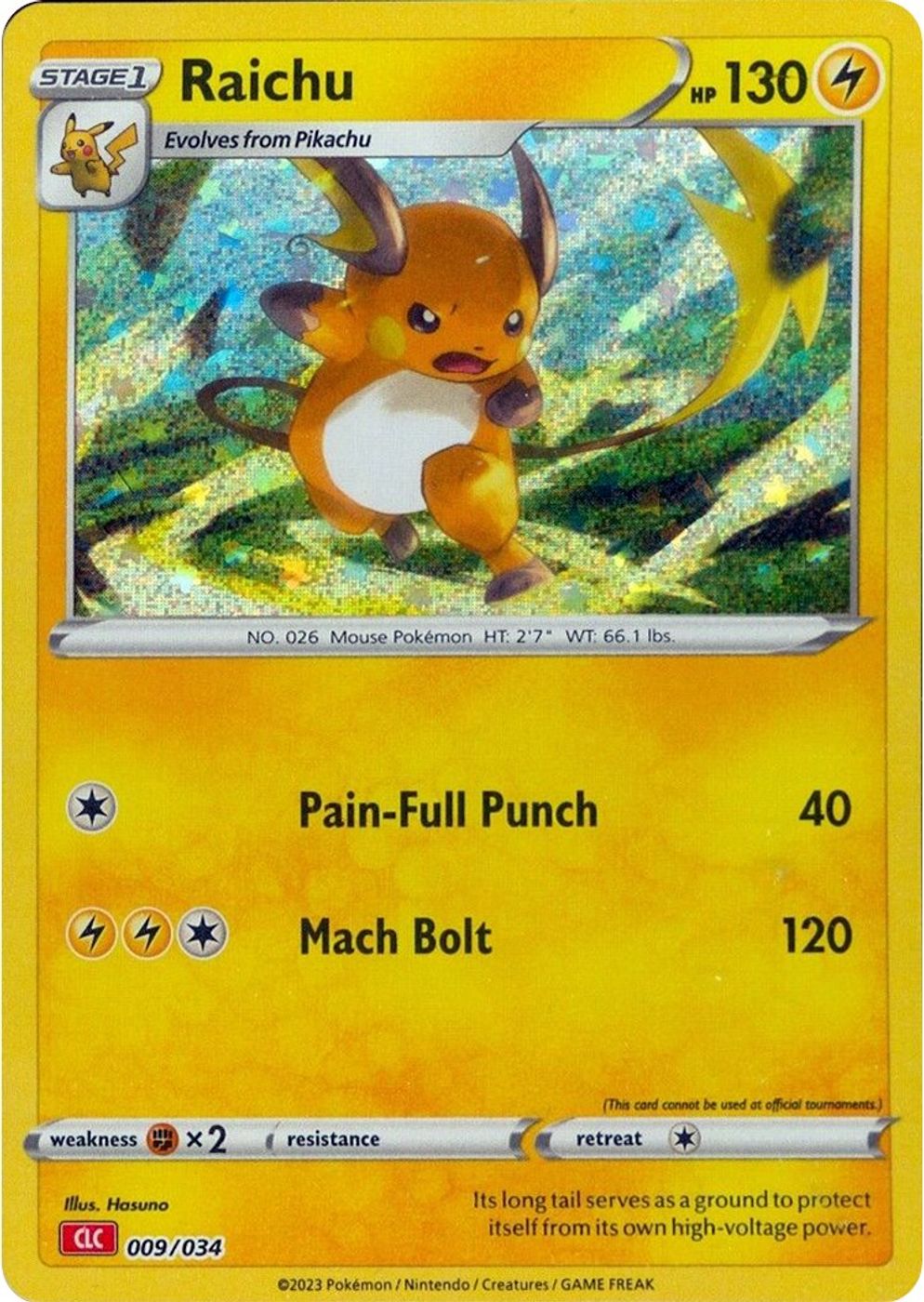 Raichu — Trading Card Game Classic