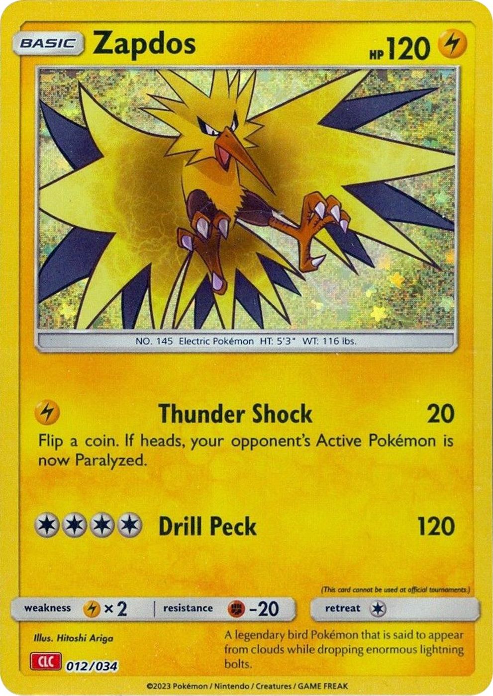 Zapdos — Trading Card Game Classic