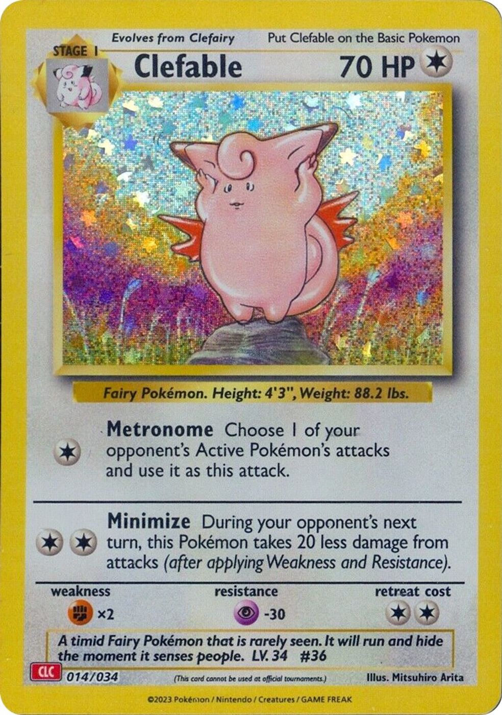 Clefable — Trading Card Game Classic