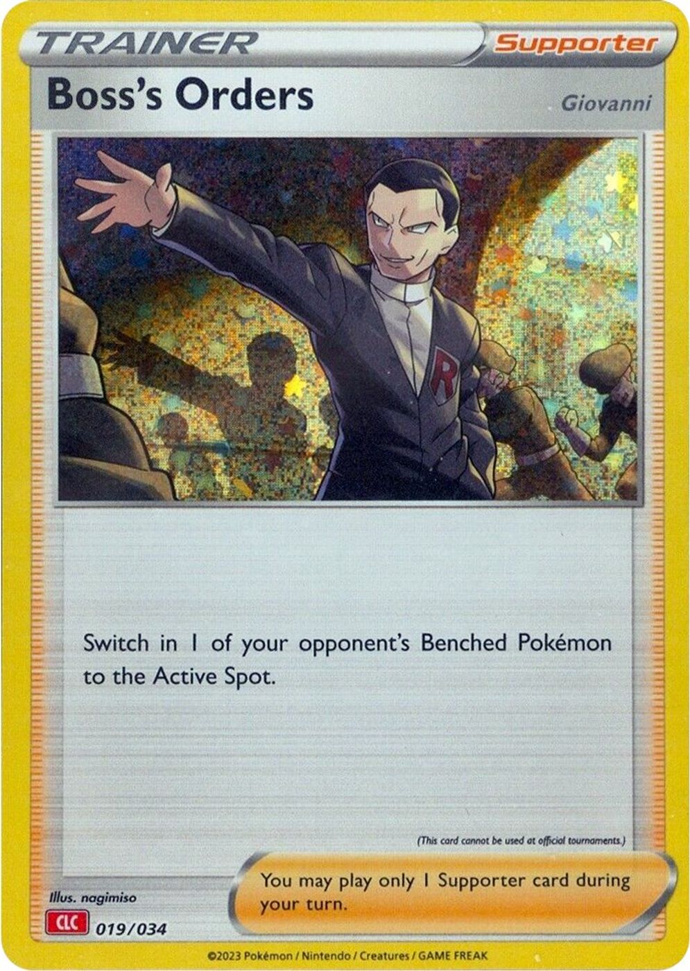 Boss's Orders (CLC) — Trading Card Game Classic