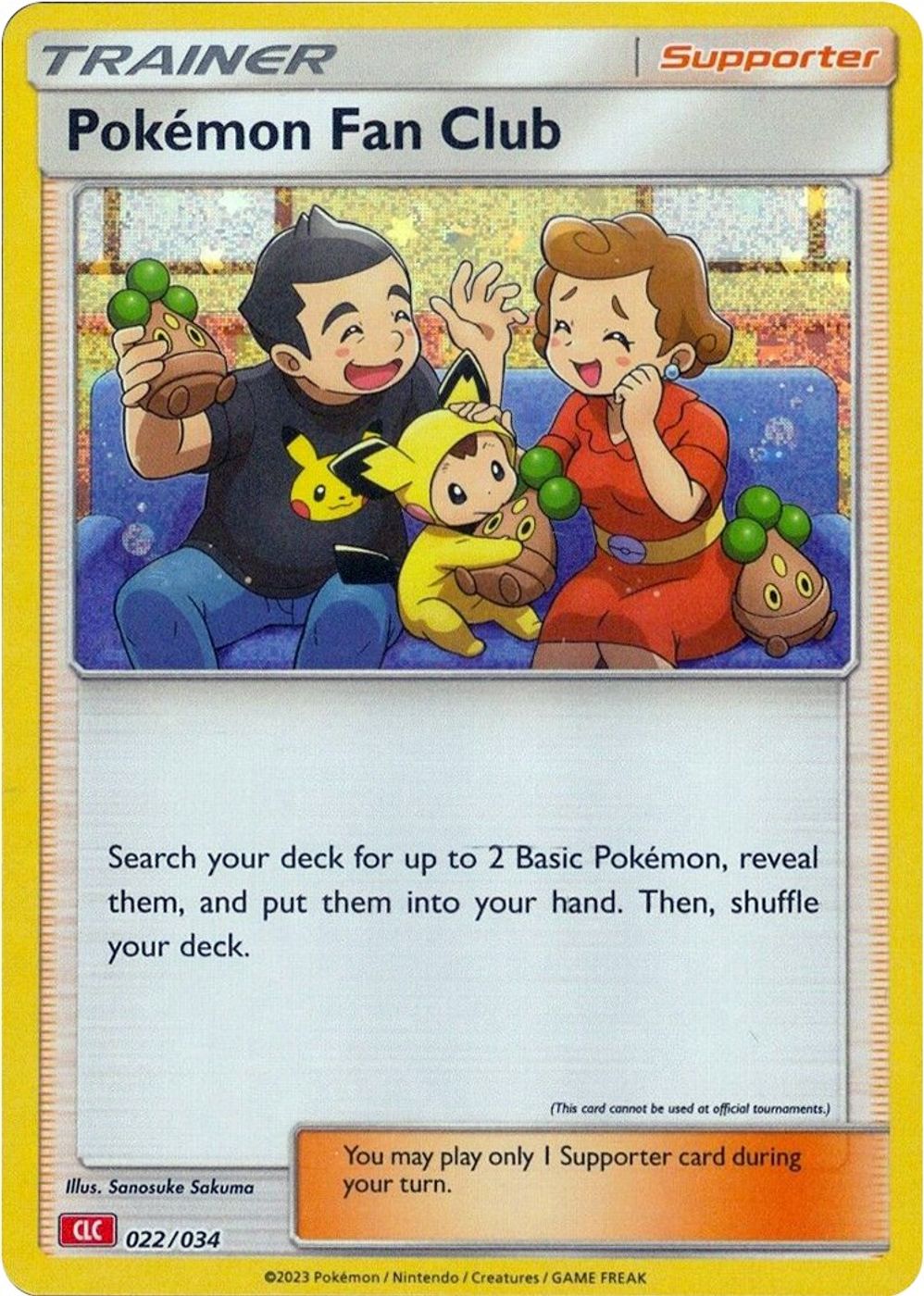 Pokemon Fan Club (CLC) — Trading Card Game Classic