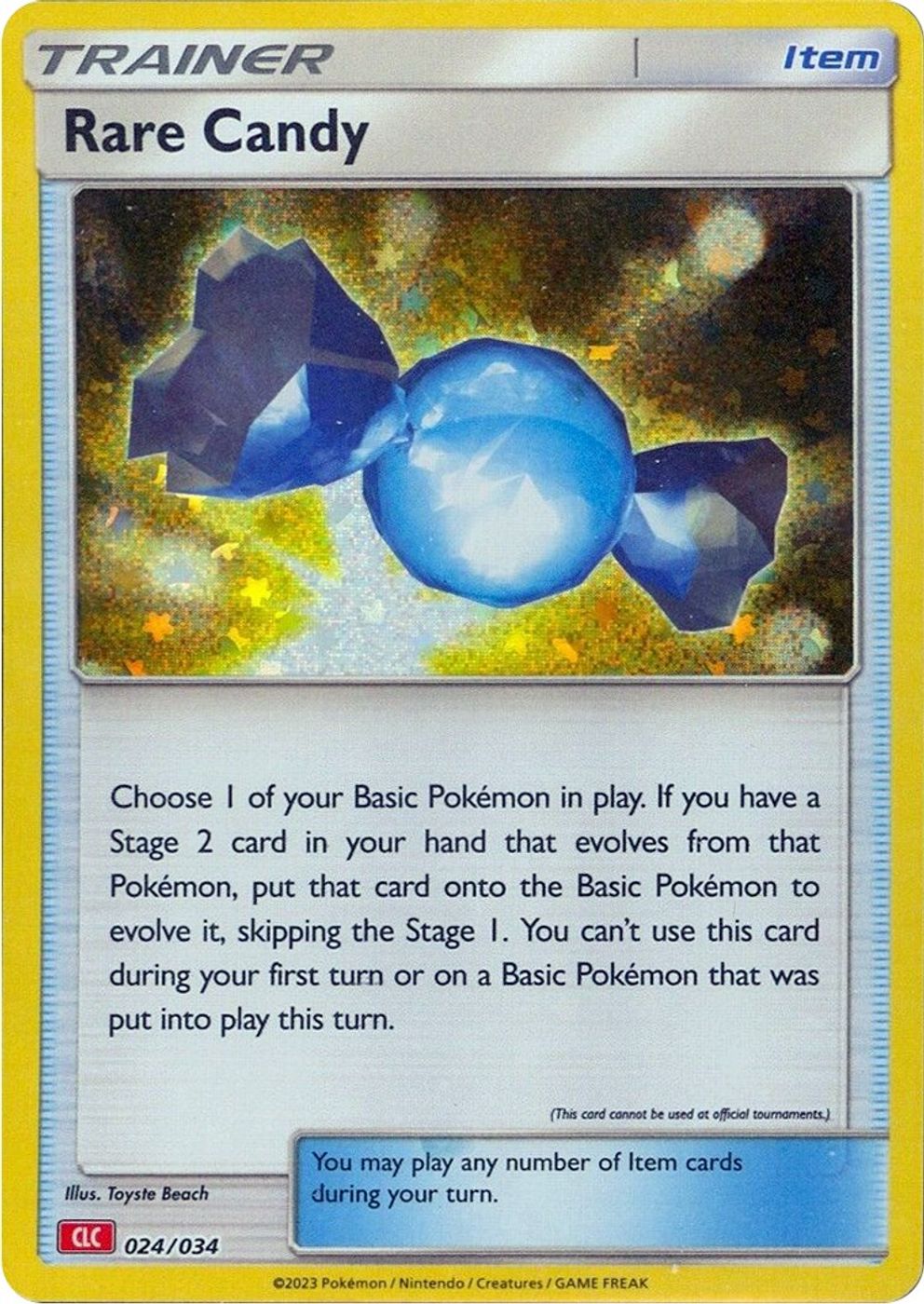Rare Candy (CLC) — Trading Card Game Classic