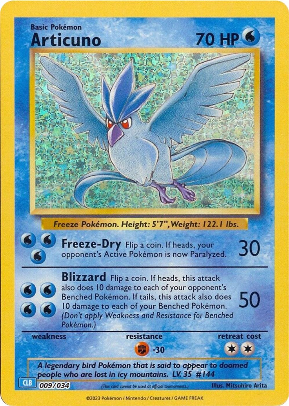 Articuno — Trading Card Game Classic