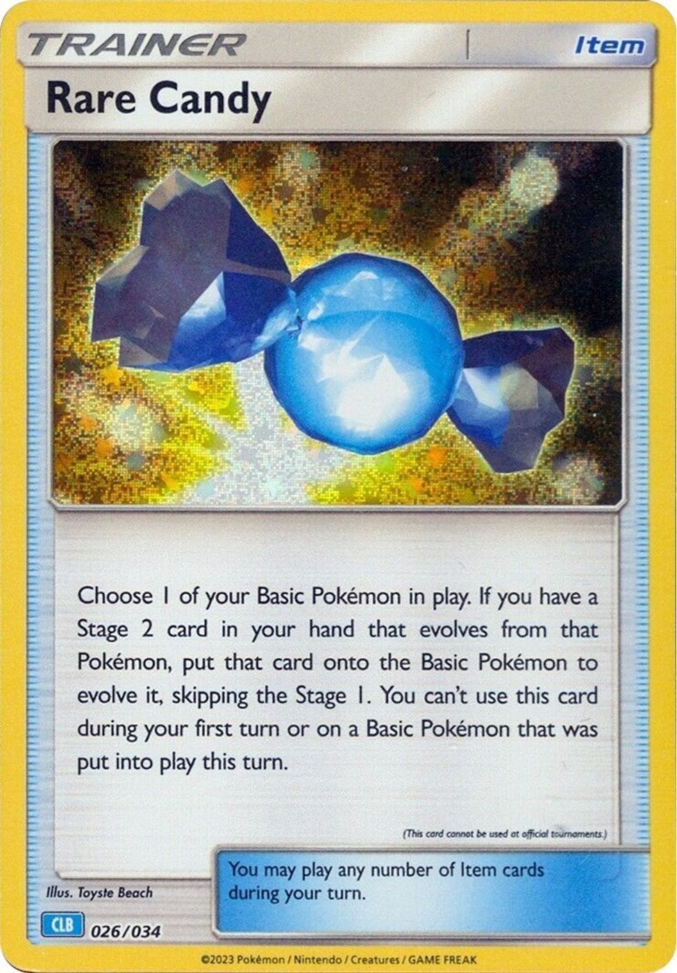 Rare Candy (CLB) — Trading Card Game Classic