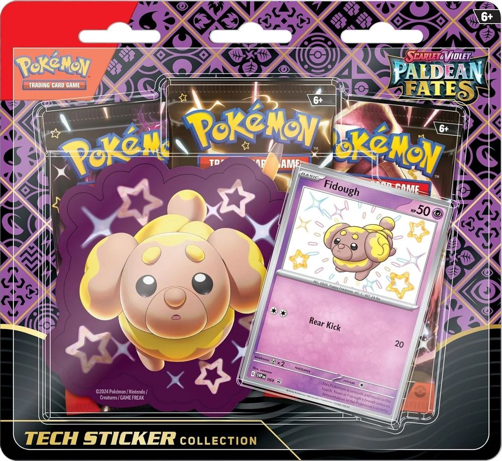 Paldean Fates Tech Sticker Collection [Fidough] — SV: Paldean Fates