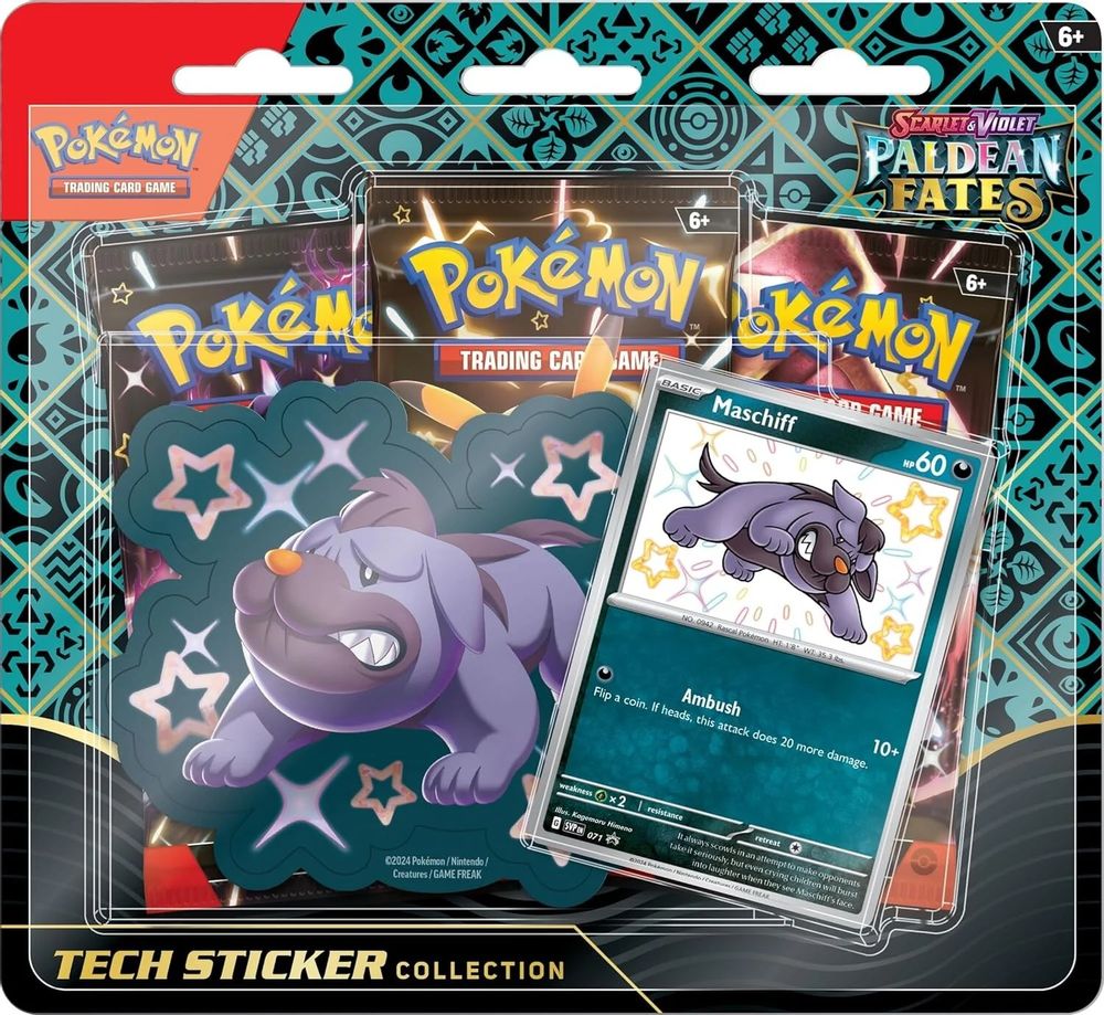 Paldean Fates Tech Sticker Collection [Maschiff] — SV: Paldean Fates