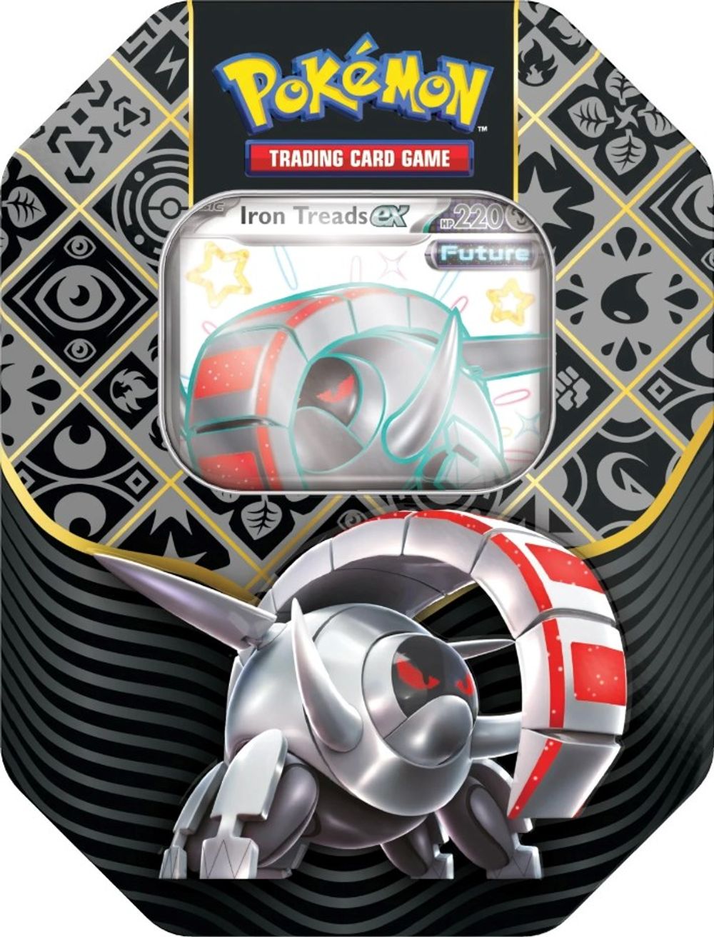 Paldean Fates International Tin [Iron Treads ex] — SV: Paldean Fates