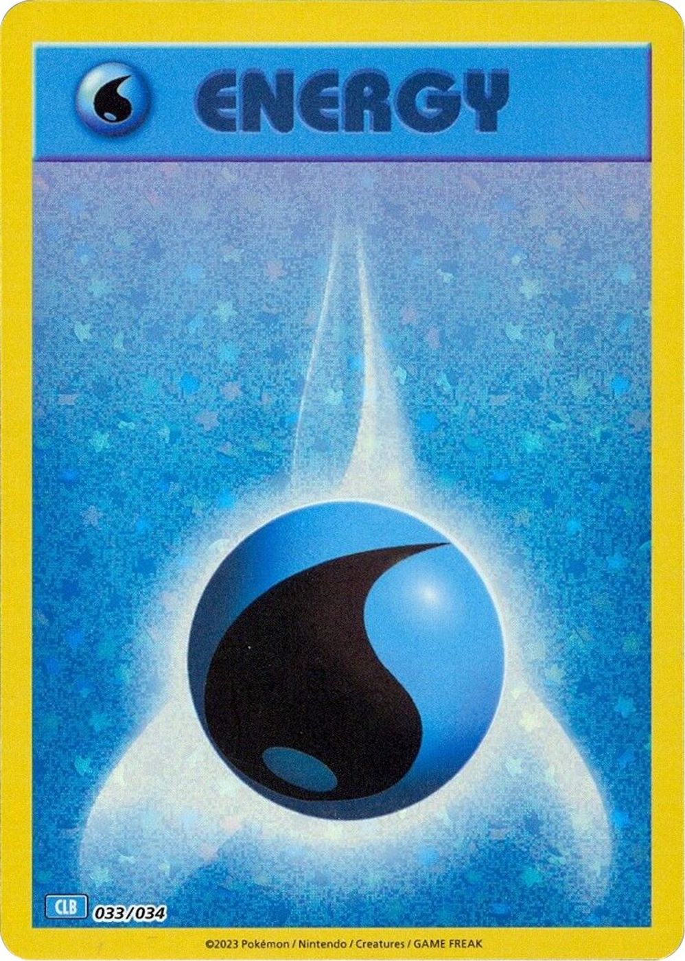 Basic Water Energy — Trading Card Game Classic