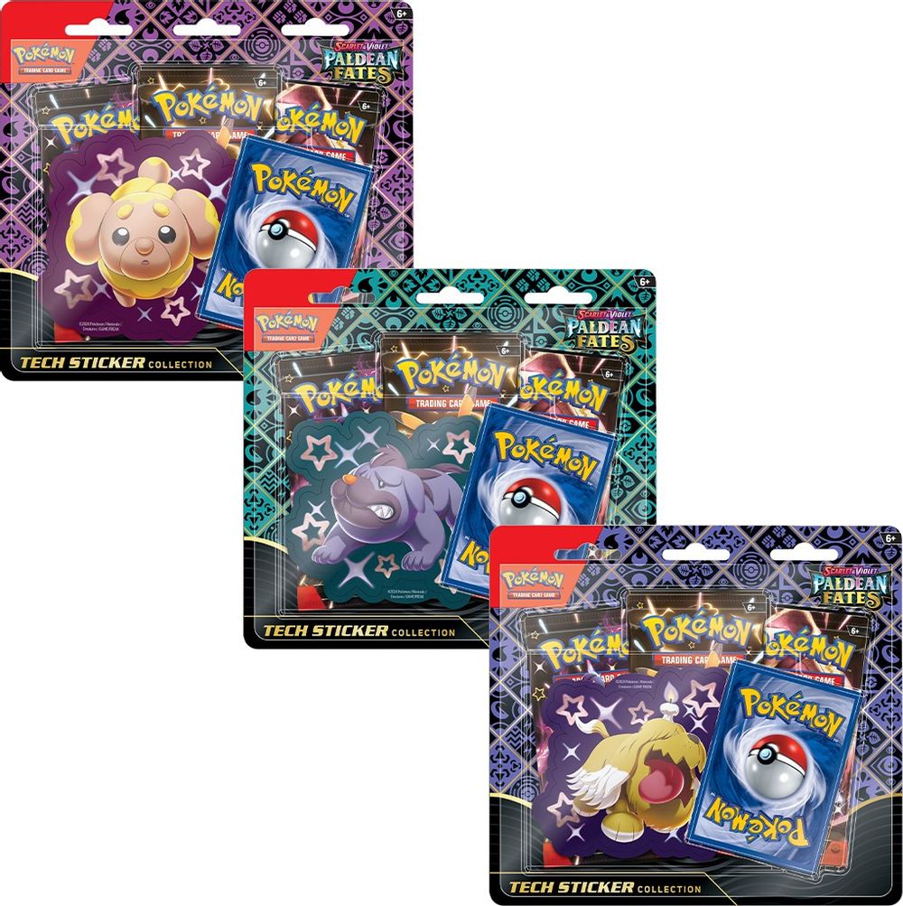 Paldean Fates Tech Sticker Collections [Set of 3] — SV: Paldean Fates