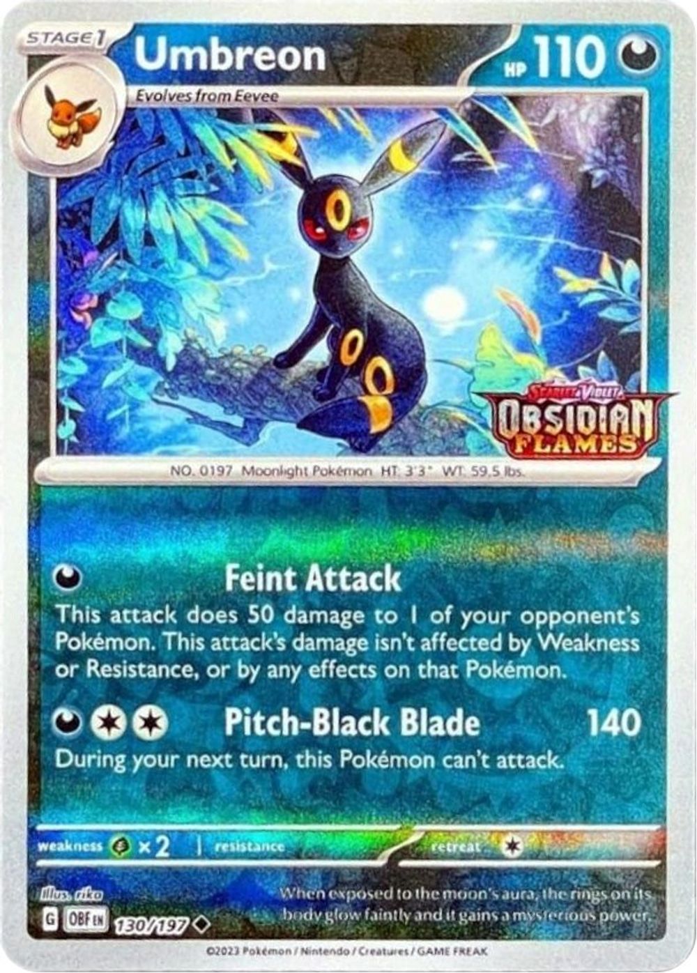Umbreon (Obsidian Flames Stamped) — Miscellaneous Cards & Products