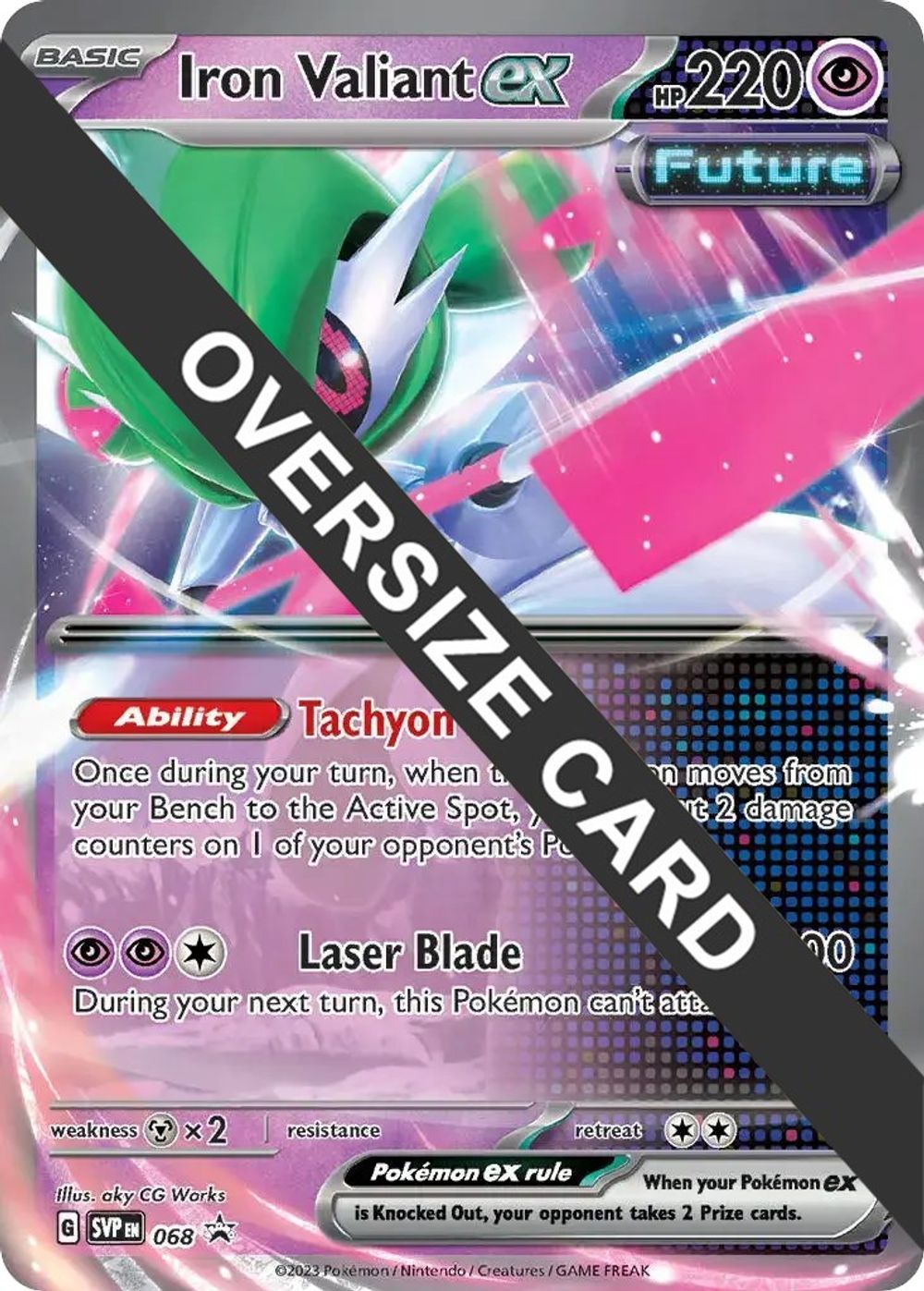 Iron Valiant ex - 068 — Jumbo Cards
