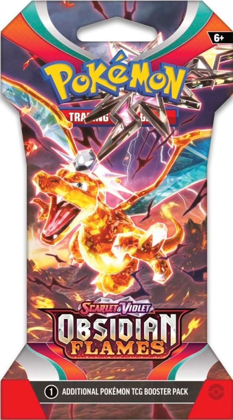 Obsidian Flames Sleeved Booster Pack — SV03: Obsidian Flames