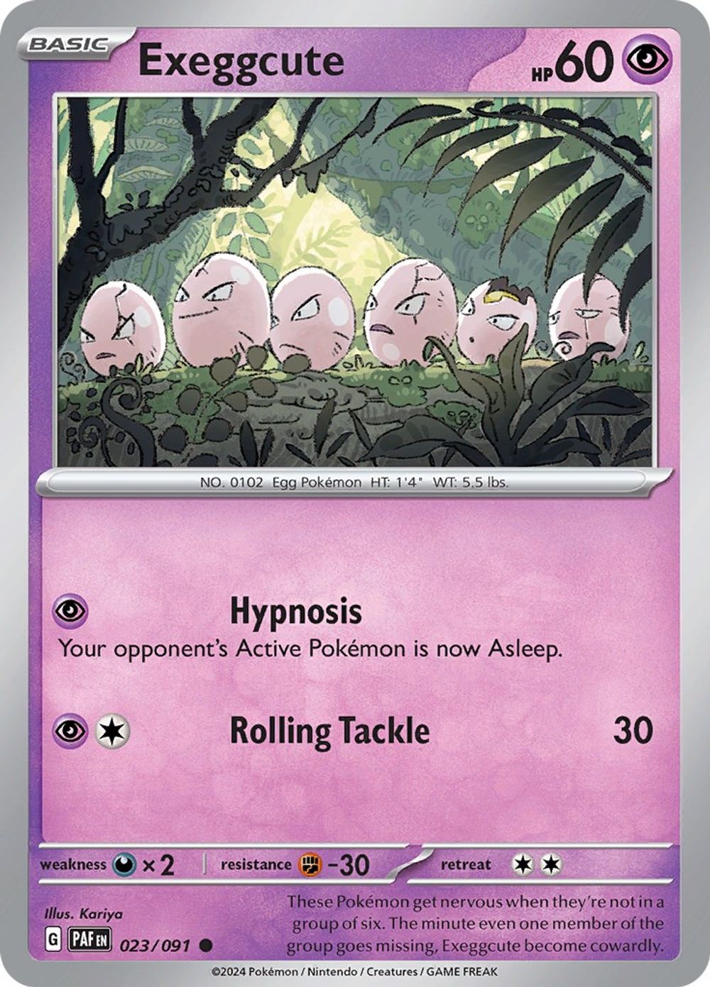 Exeggcute — SV: Paldean Fates