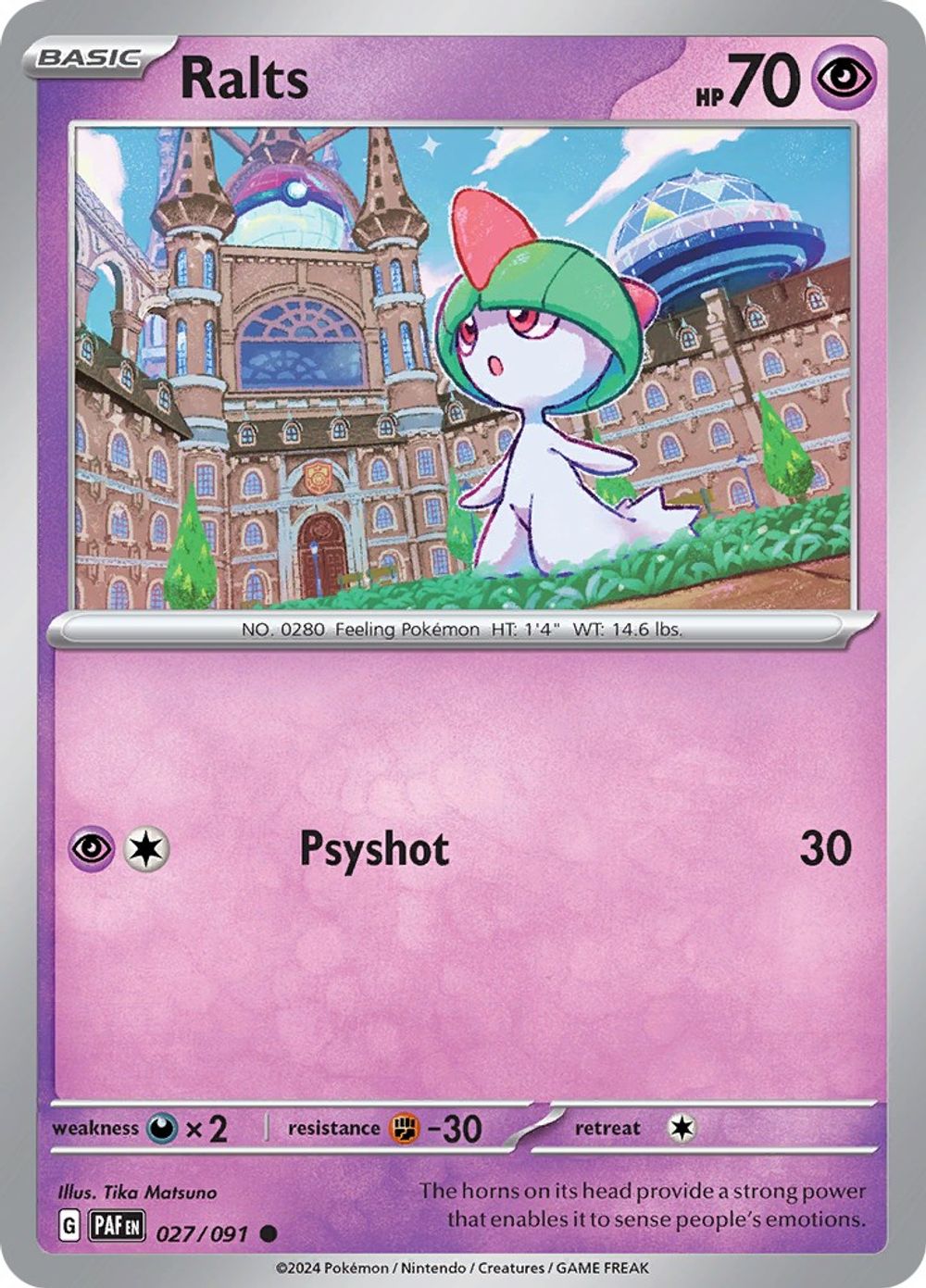 Ralts - 027/091 — SV: Paldean Fates