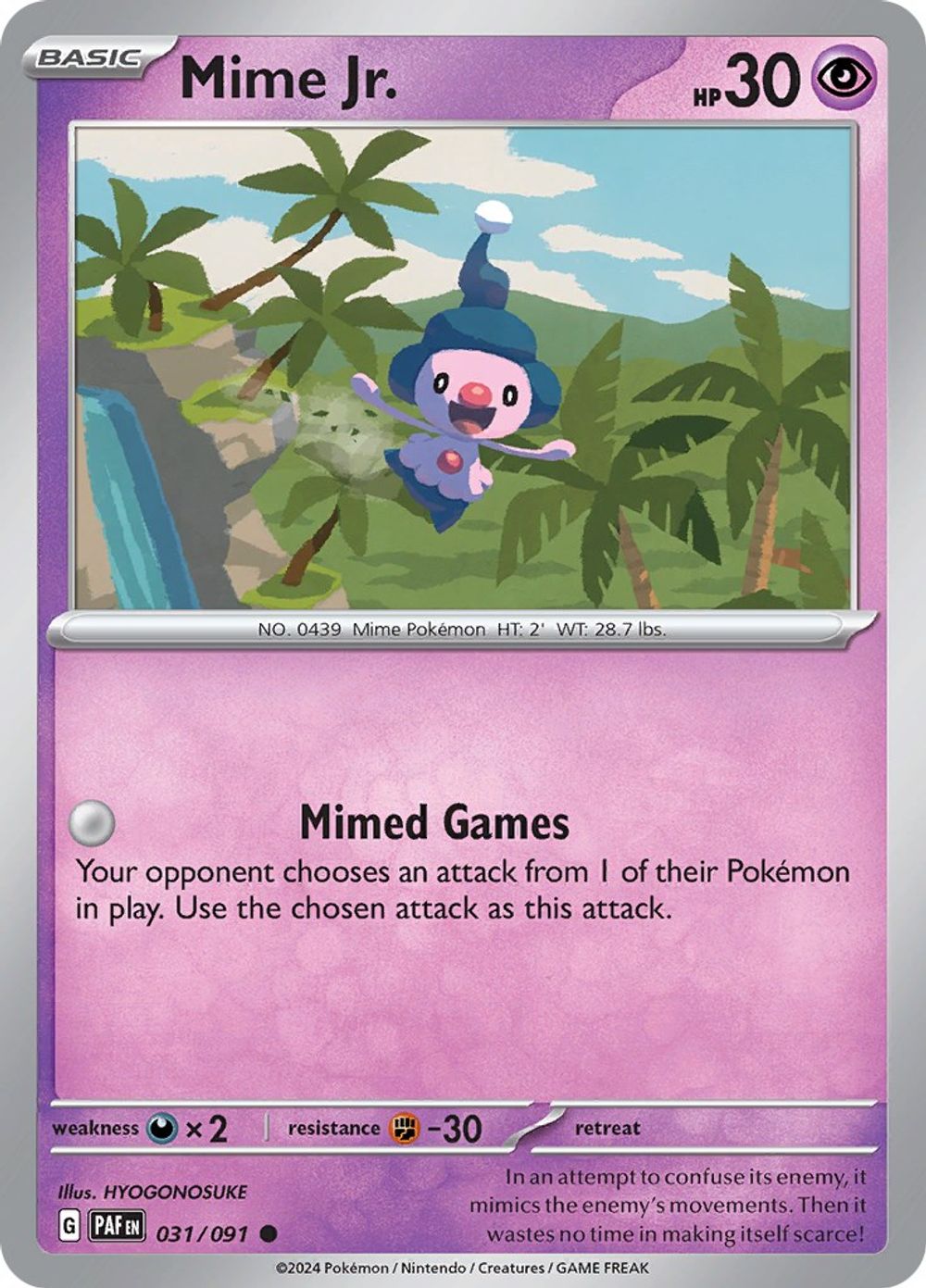 Mime Jr. - 031/091 — SV: Paldean Fates