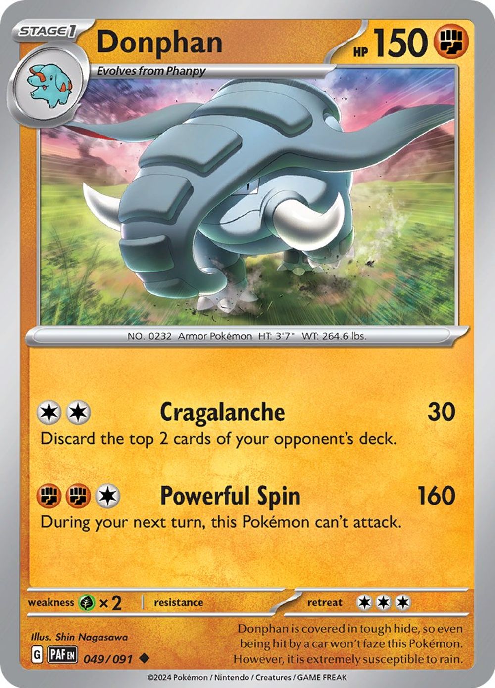 Donphan — SV: Paldean Fates