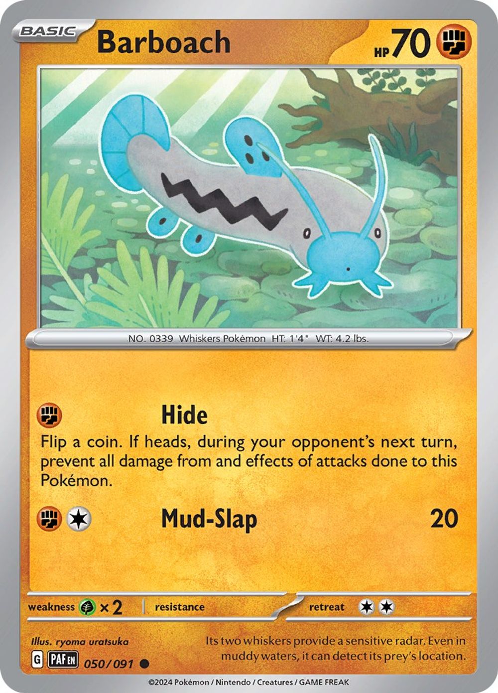 Barboach — SV: Paldean Fates