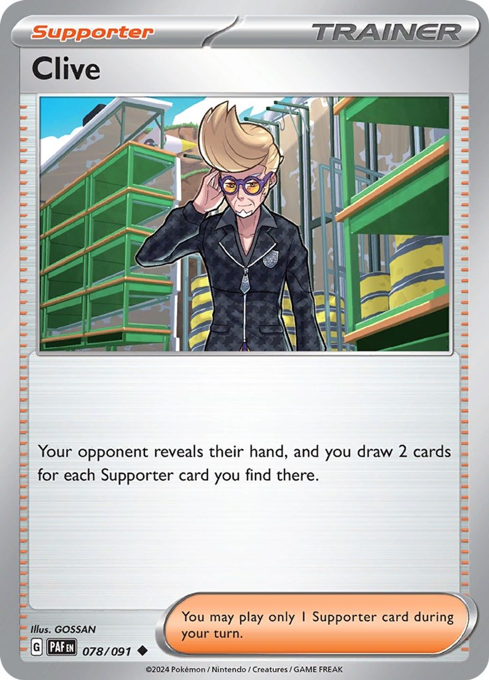 Clive - 078/091 — SV: Paldean Fates