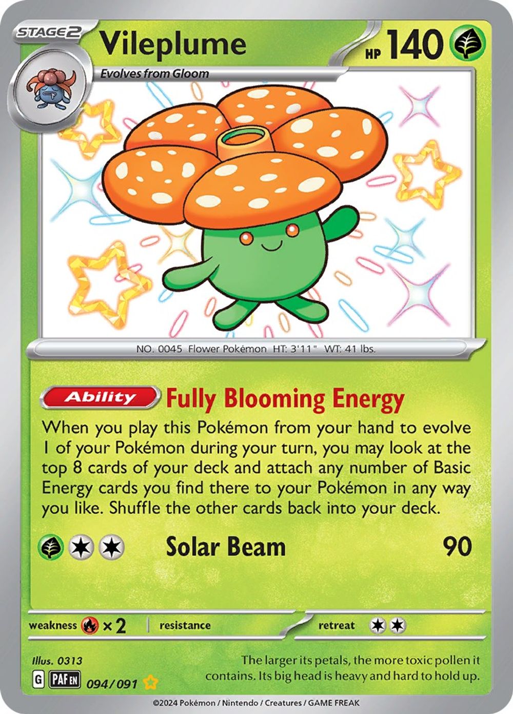 Vileplume — SV: Paldean Fates