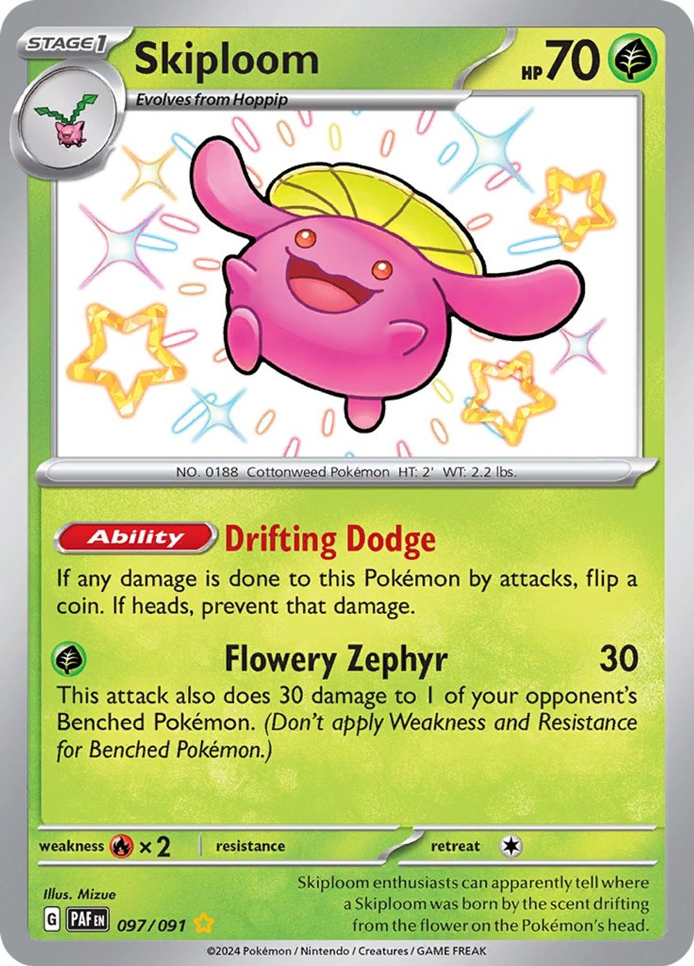 Skiploom — SV: Paldean Fates