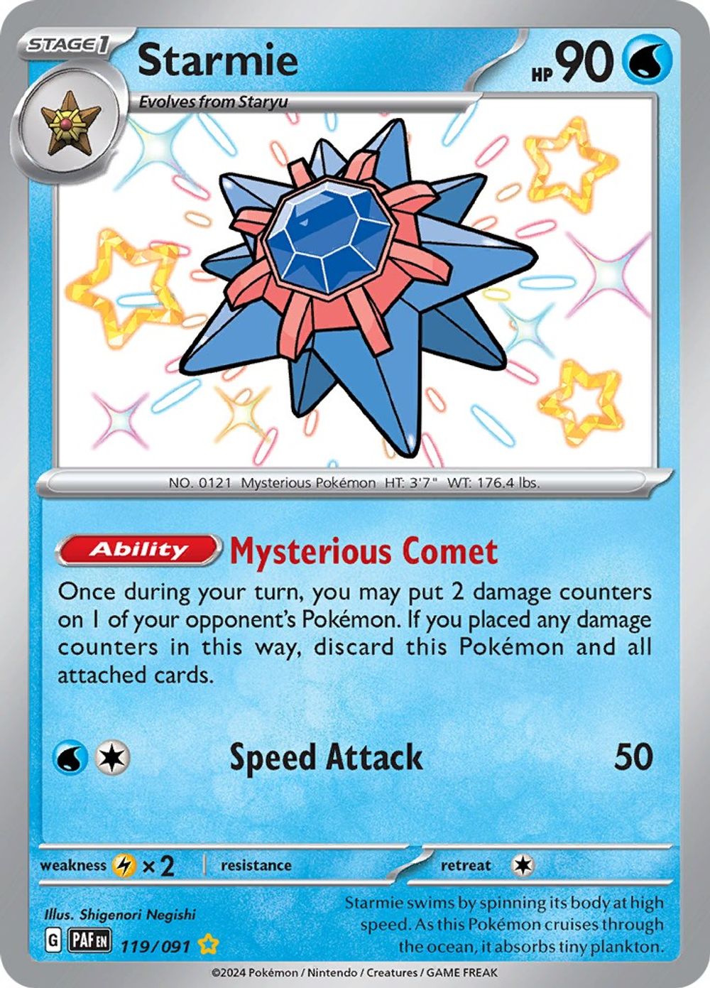 Starmie — SV: Paldean Fates