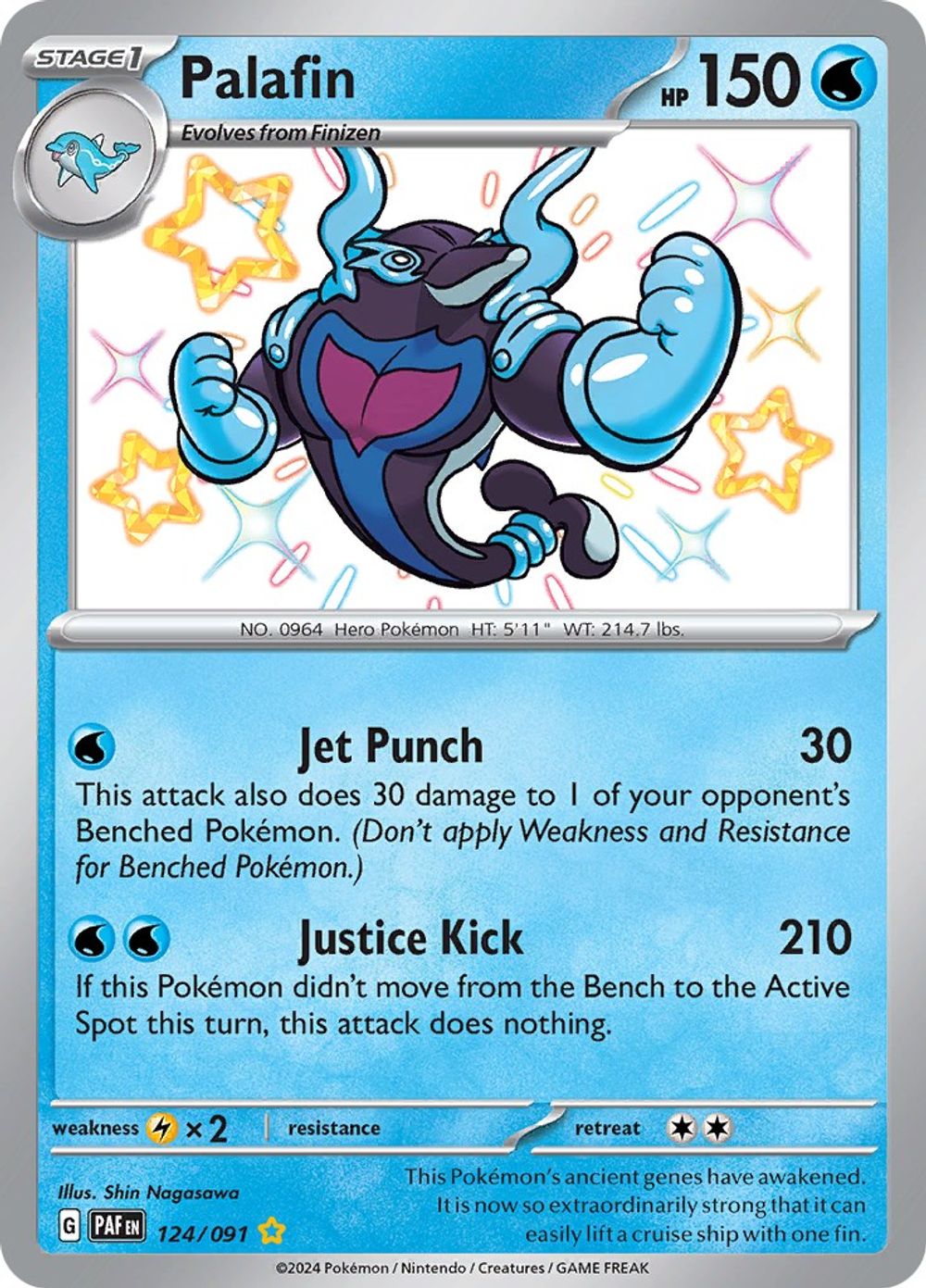Palafin - 124/091 — SV: Paldean Fates