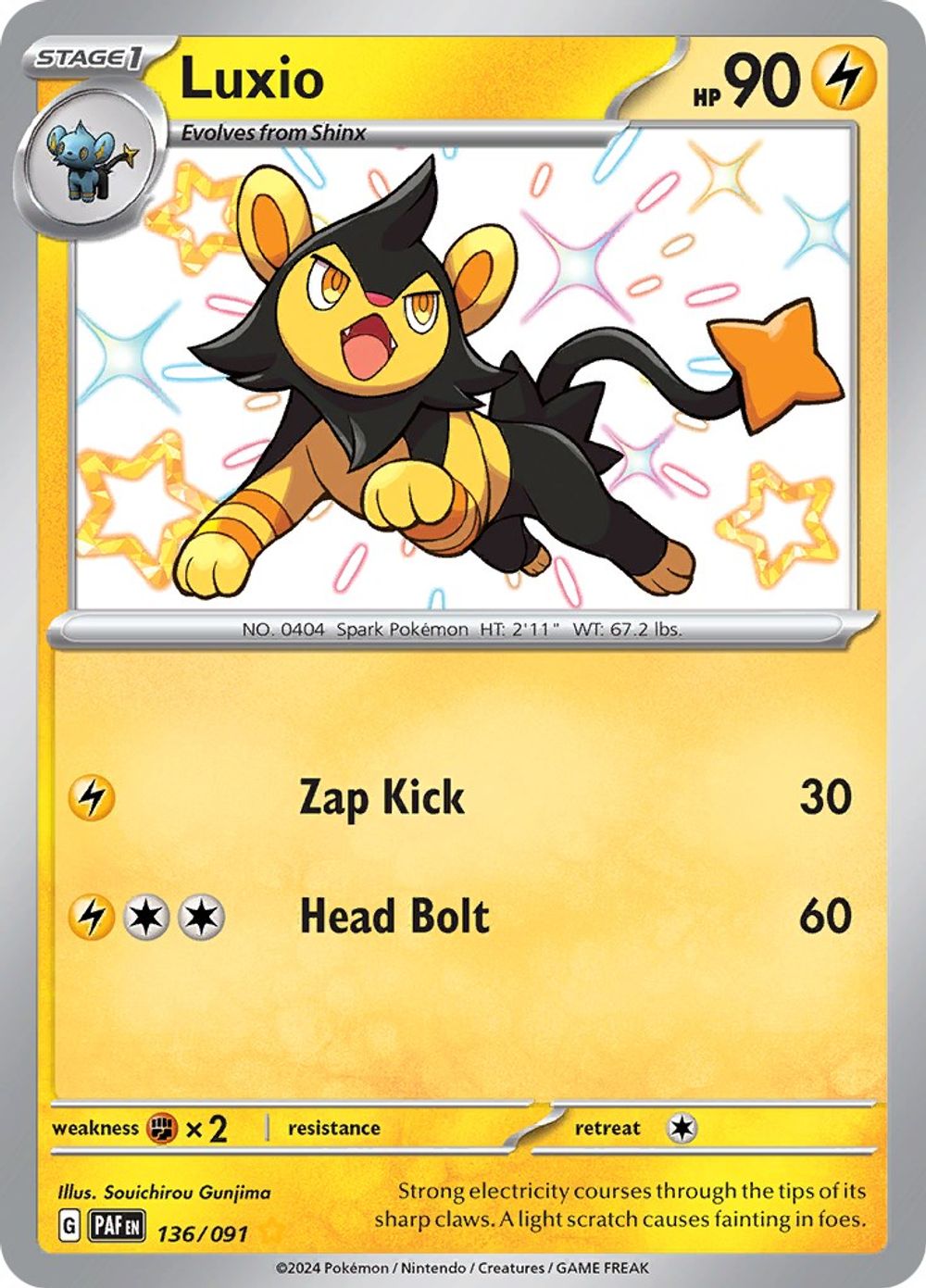 Luxio — SV: Paldean Fates