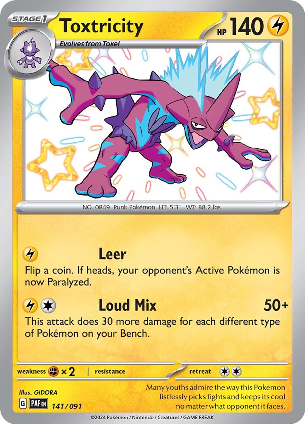 Toxtricity — SV: Paldean Fates