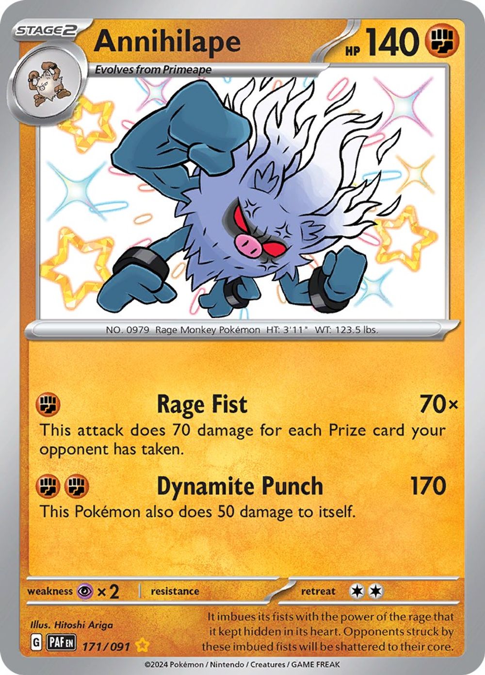 Annihilape - 171/091 — SV: Paldean Fates