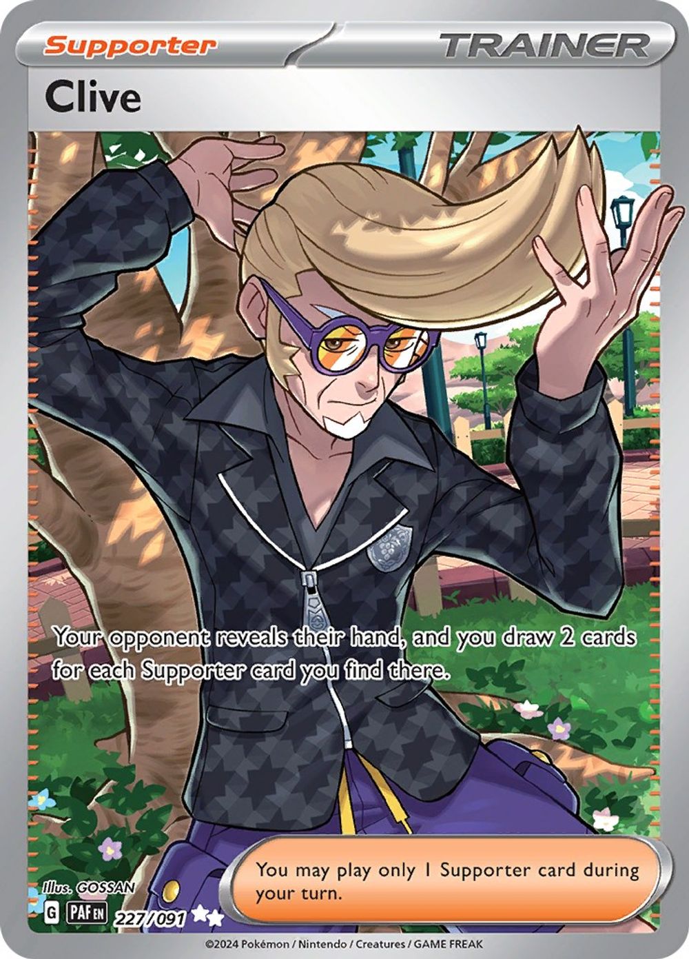Clive - 227/091 — SV: Paldean Fates
