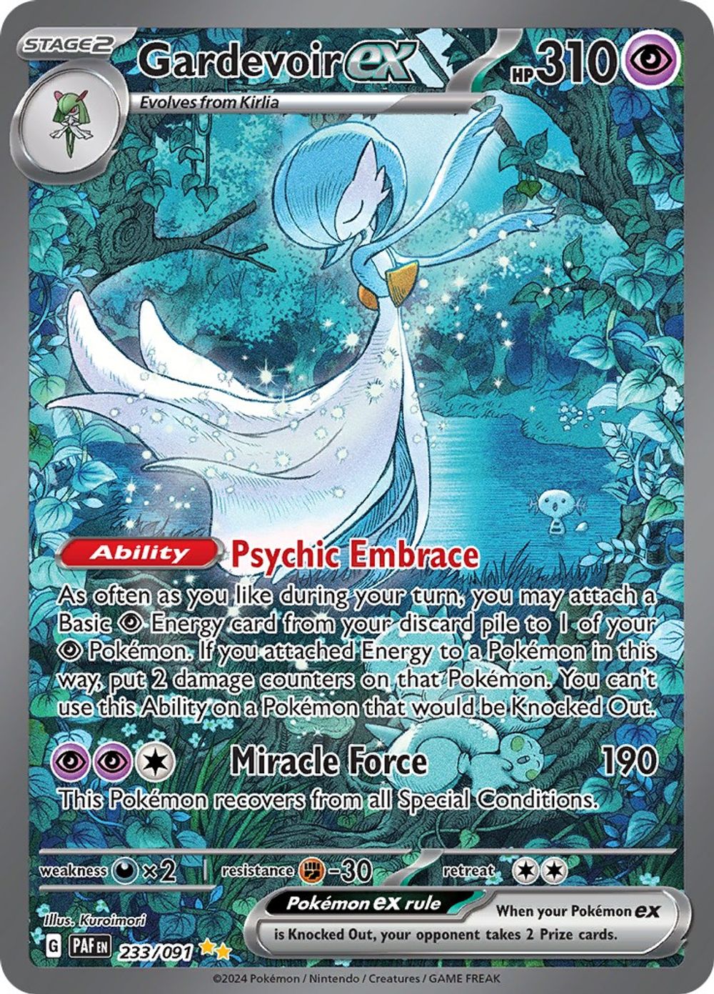 Gardevoir ex - 233/091 — SV: Paldean Fates