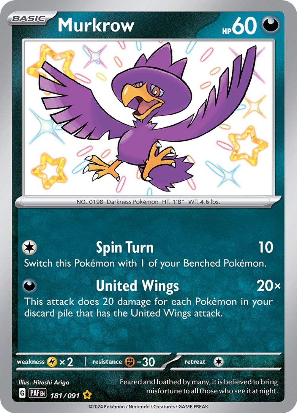 Murkrow — SV: Paldean Fates