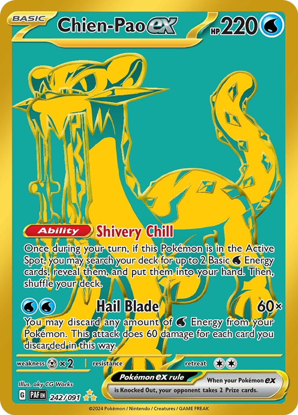 Chien-Pao ex — SV: Paldean Fates