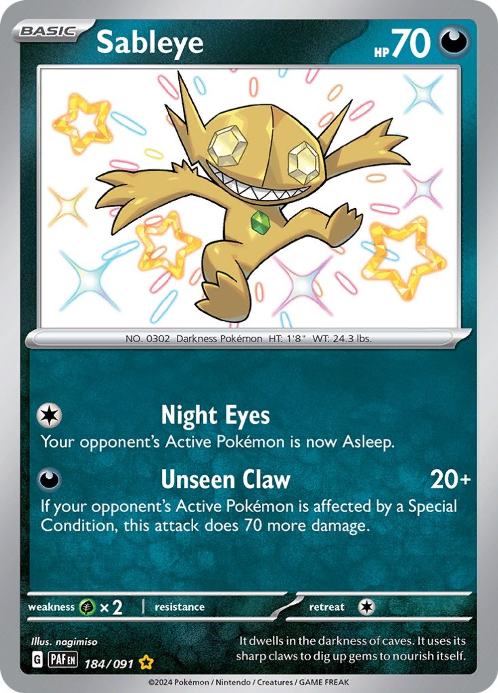 Sableye — SV: Paldean Fates