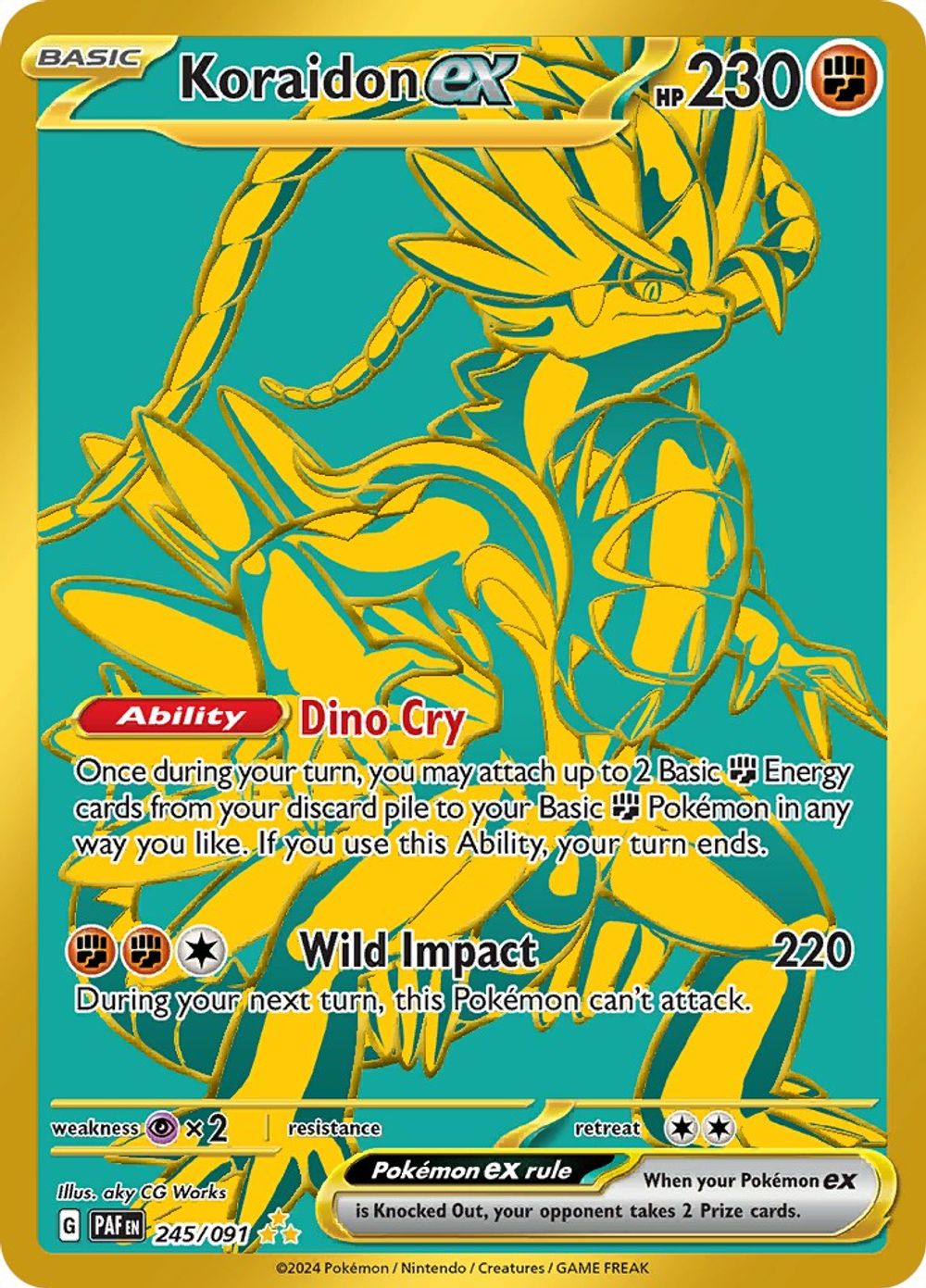 Koraidon ex — SV: Paldean Fates