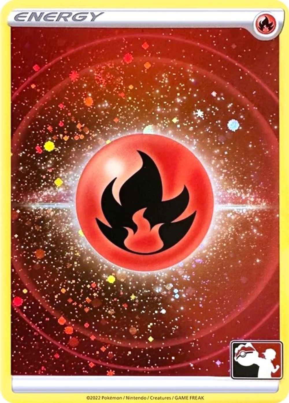 Fire Energy (Prize Pack Series 3) (Cosmos Holo) — Prize Pack Series Cards