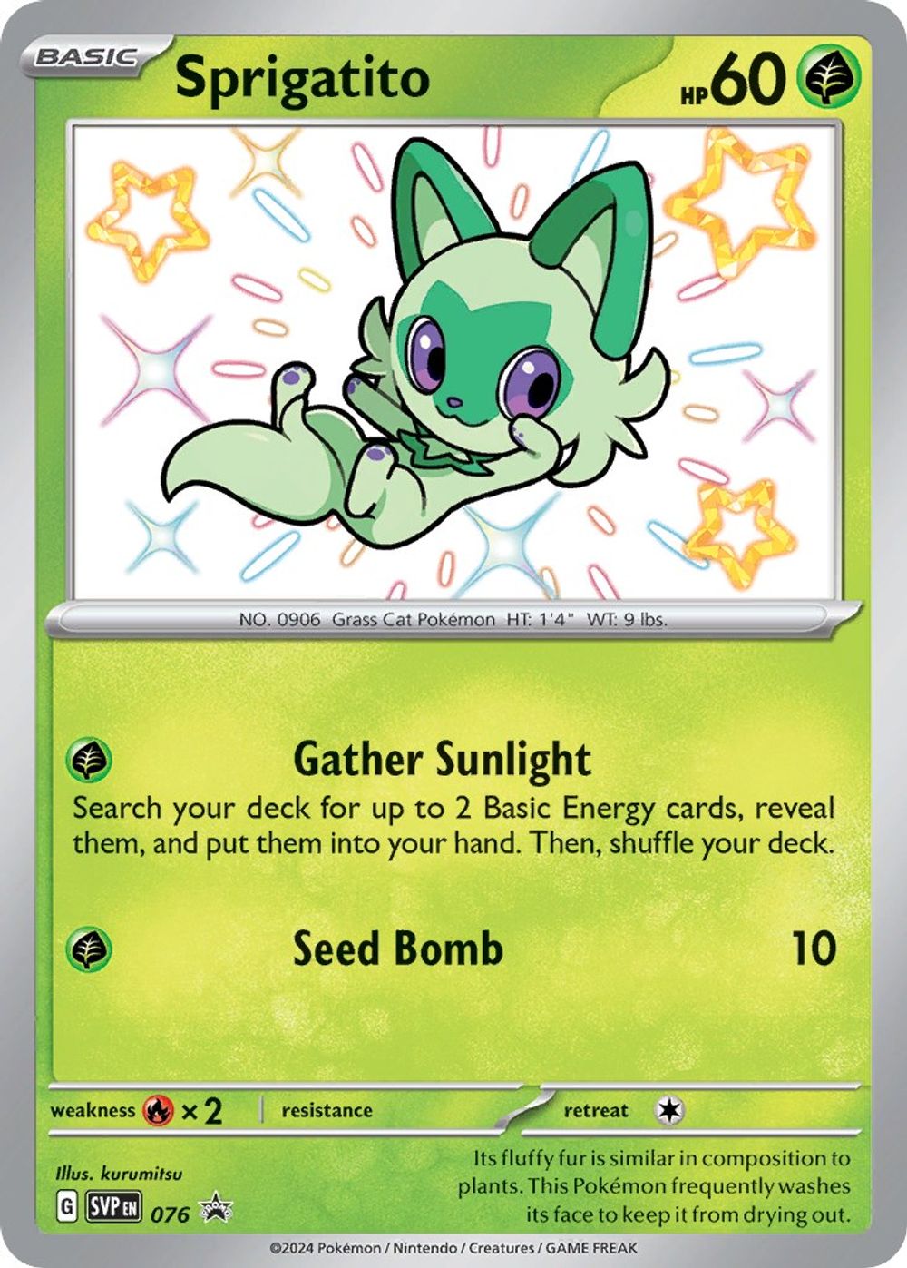 Sprigatito - 076 — SV: Scarlet & Violet Promo Cards
