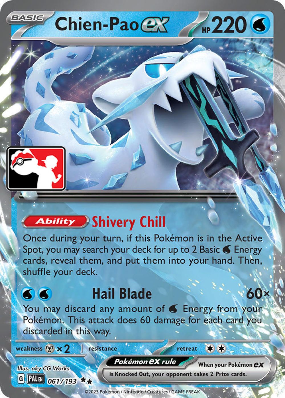 Chien-Pao ex — Prize Pack Series Cards