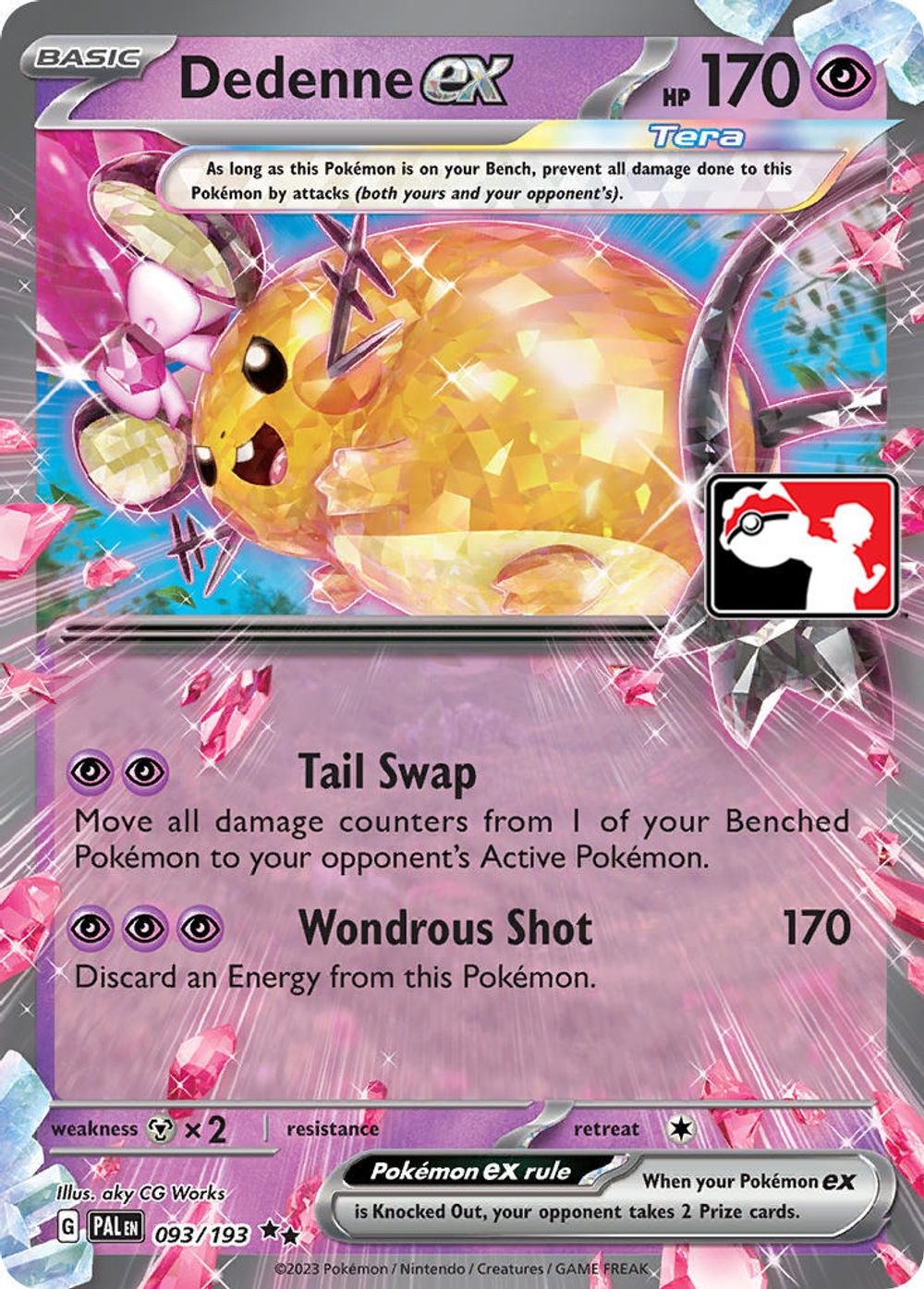 Dedenne ex — Prize Pack Series Cards