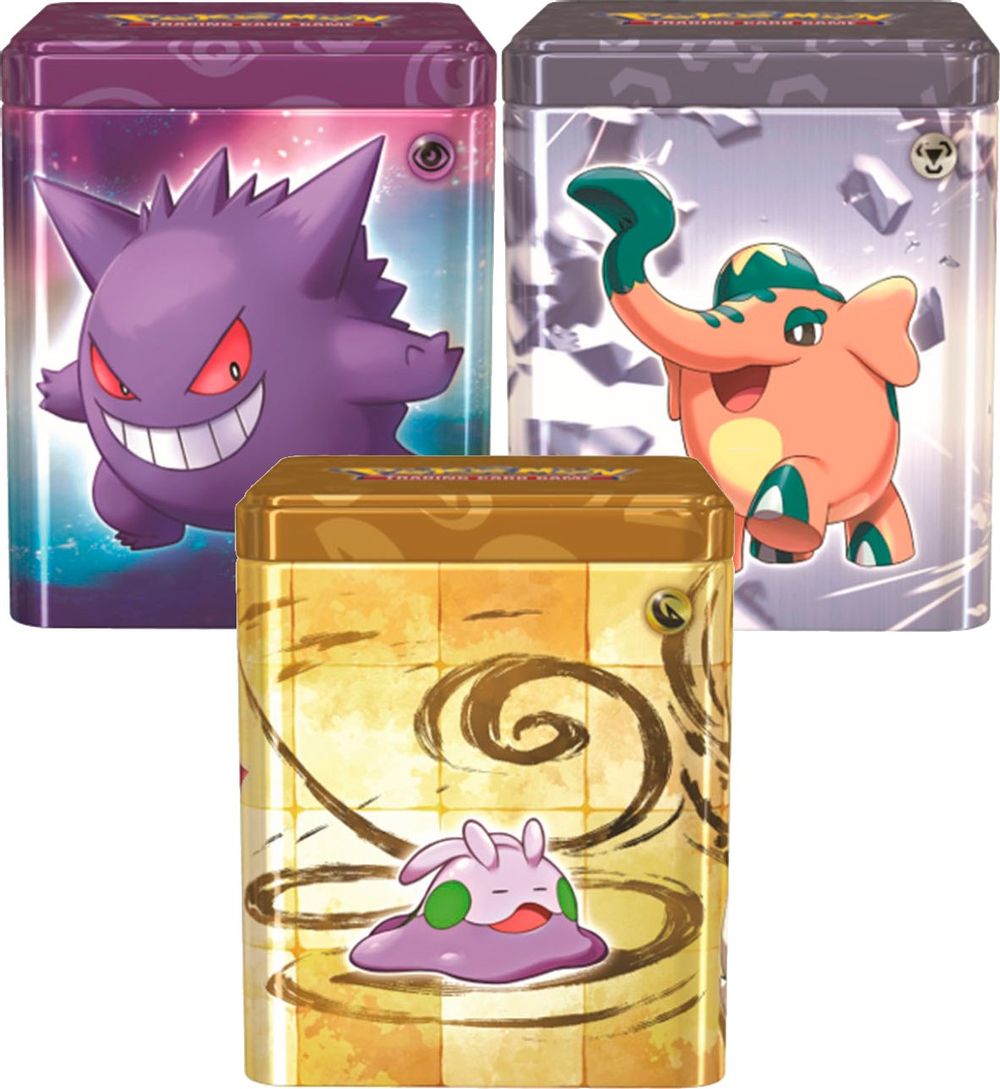 Pokemon Stacking Tins [Set of 3] (Psychic, Metal, and Dragon) — Miscellaneous Cards & Products
