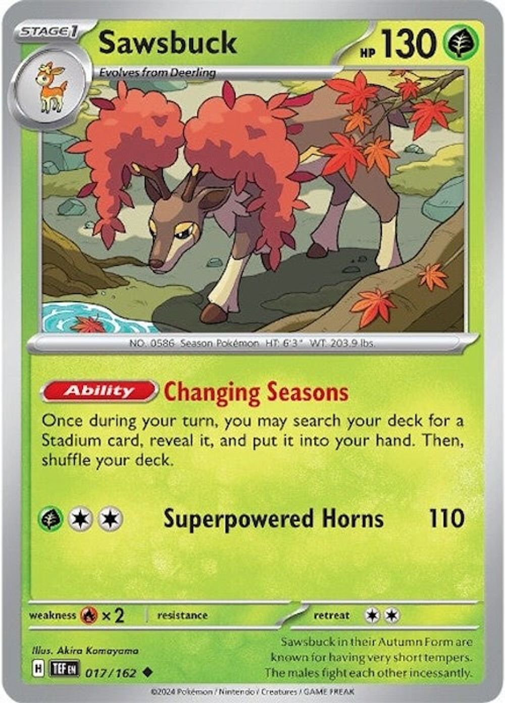 Sawsbuck - 017/162 — SV05: Temporal Forces