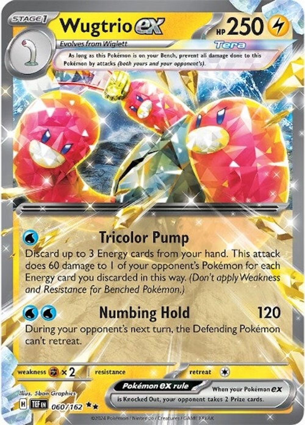 Wugtrio ex - 060/162 — SV05: Temporal Forces